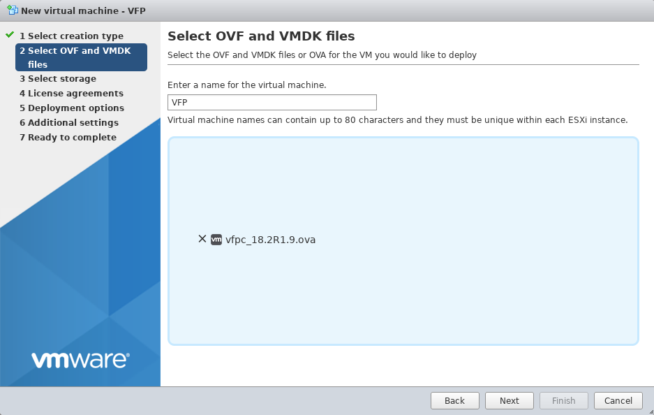 deploiement de VFP